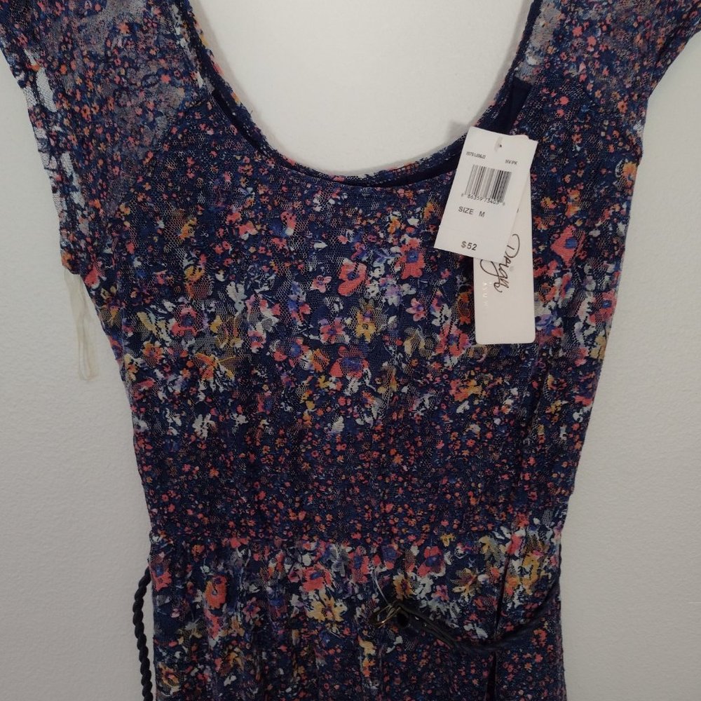 NWT Love Reign Lacy Special occasion party dress with matching belt